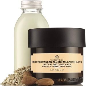 THE BODY SHOP Mediterranean Almond Milk with Oats Instant Soothing Mask - 2.6 oz